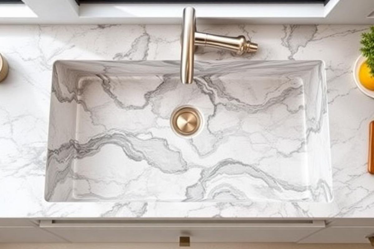 Marble Kitchen Sink: Luxurious and Unique Stone Sink Design