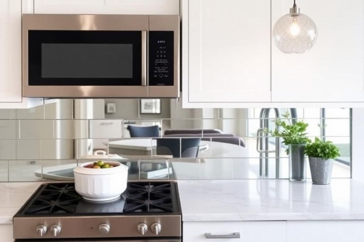 Mirror Backsplash Kitchen Ideas: Add Light and Depth to Your Space