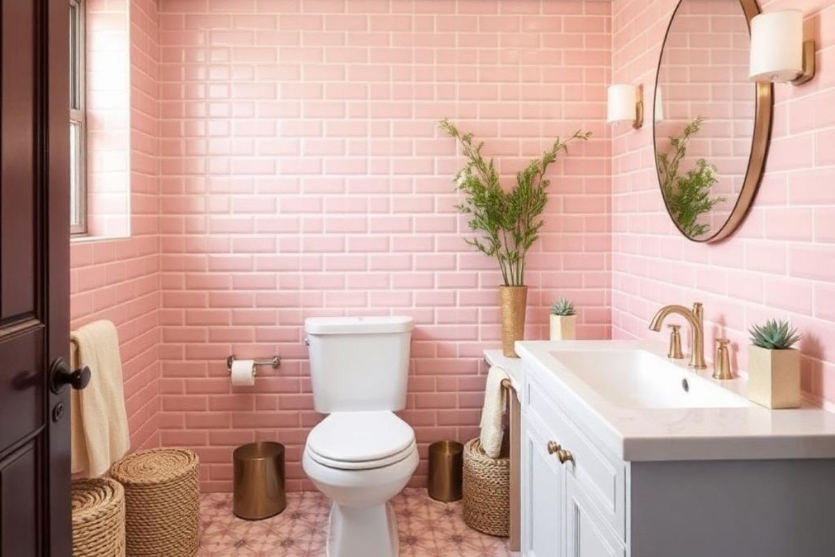 Pink Tile Bathroom Ideas for a Playful Look