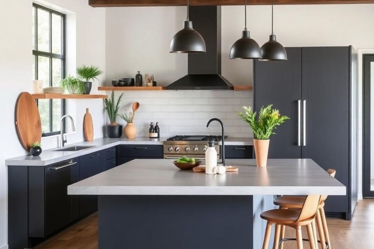 Concrete Kitchen Benchtop Ideas for an Industrial Look