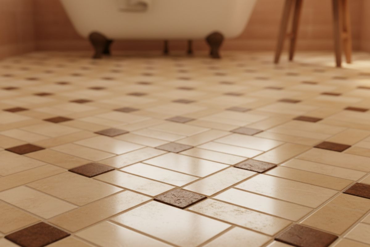 Classic Basketweave Tile Bathroom Inspirations
