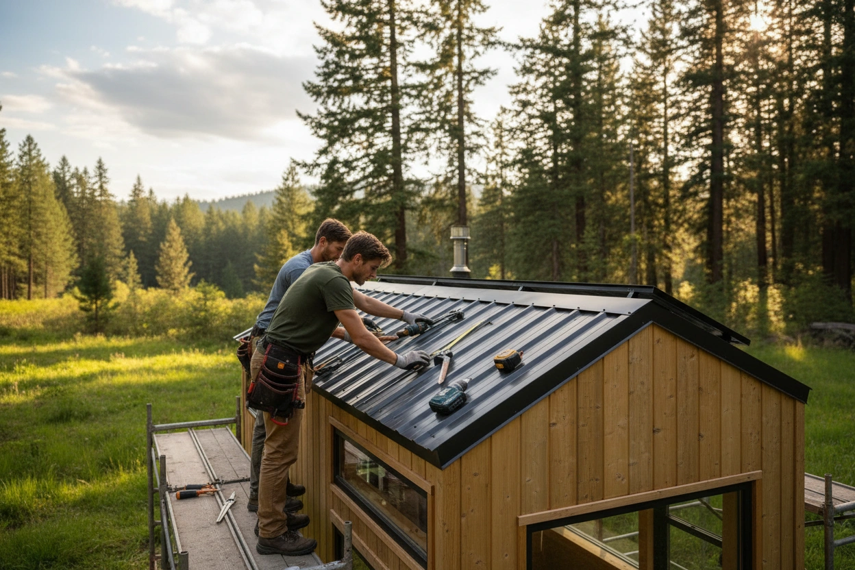 Professional image illustrating DIY Tiny House Roofing: Tips and Tricks for Success