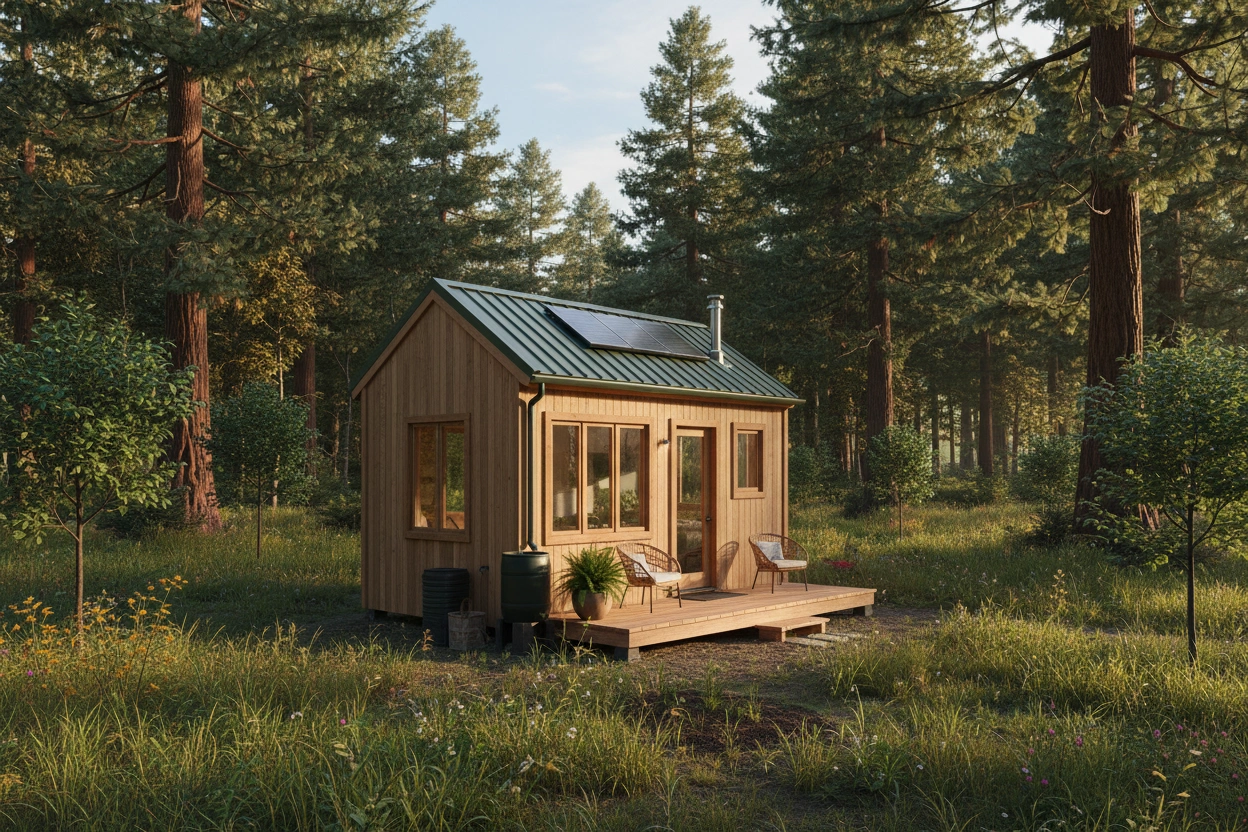 Professional image illustrating Sustainable Materials for Small Home Construction