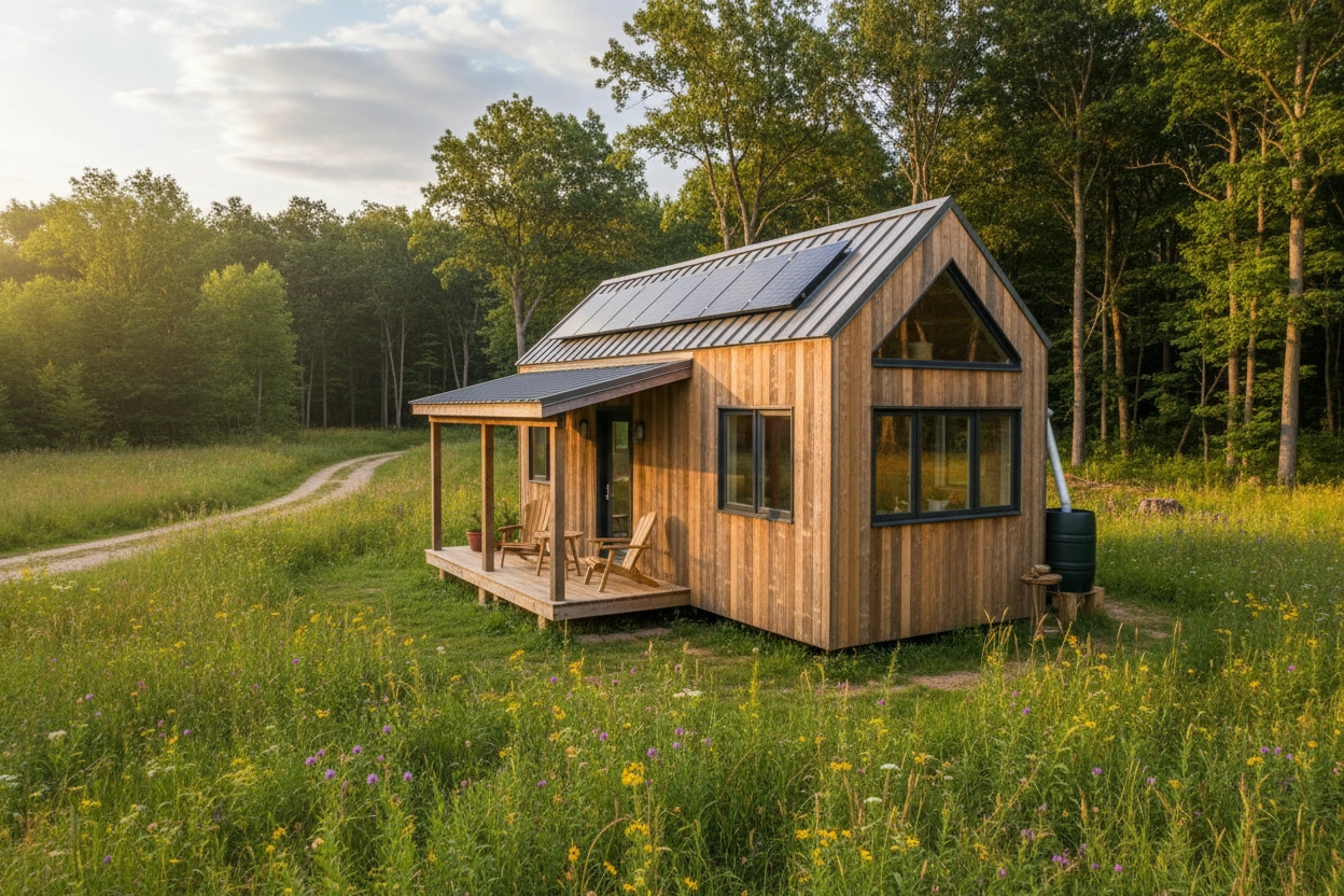 Professional image illustrating Sustainable Materials for Small Home Construction