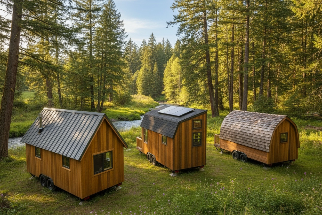 Professional image illustrating Understanding Tiny House Roof Types