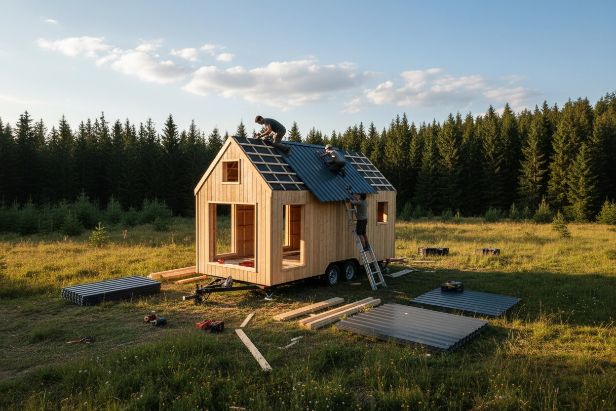 Professional image illustrating Understanding Tiny House Roofing Costs