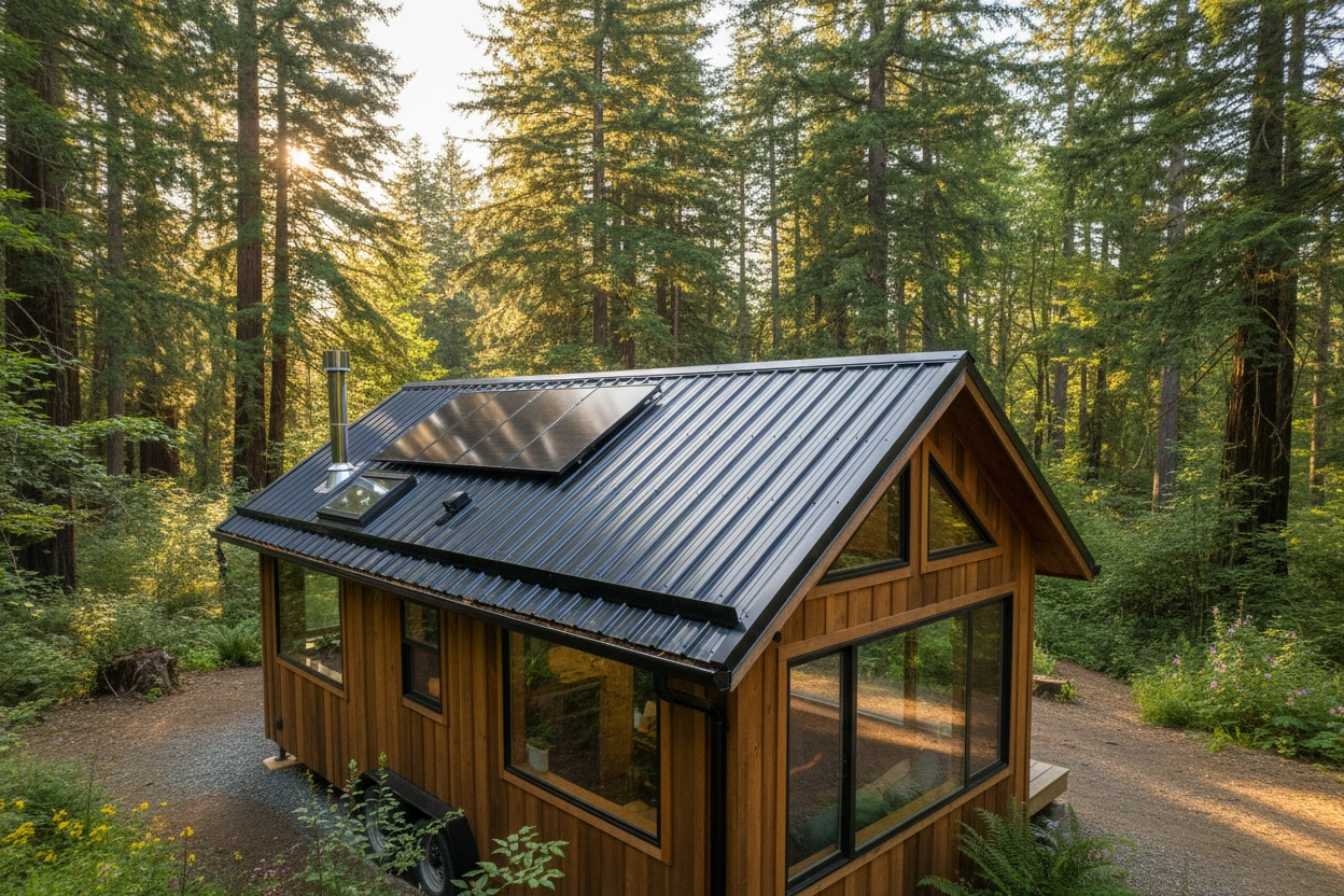 Professional image illustrating Affordable Roofing Solutions for Tiny Houses