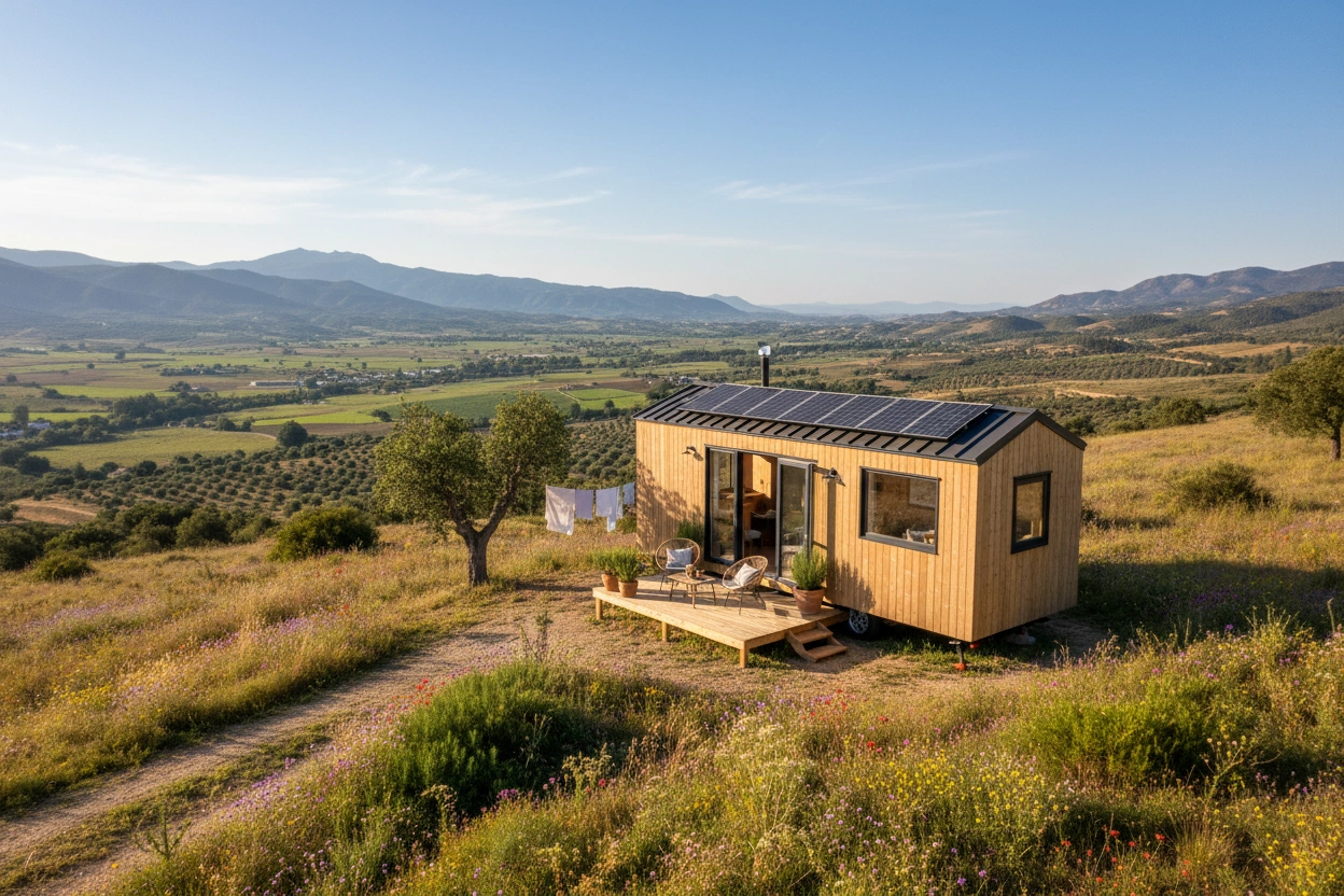 Professional image illustrating Essential Tips for Sustainable Living in a Tiny House