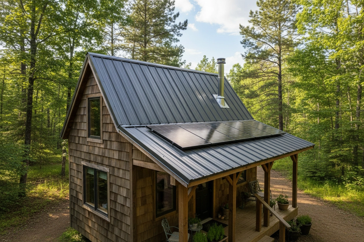 Professional image illustrating Understanding Tiny House Roofing