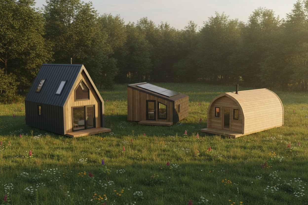 Professional image illustrating Understanding Tiny House Roof Types