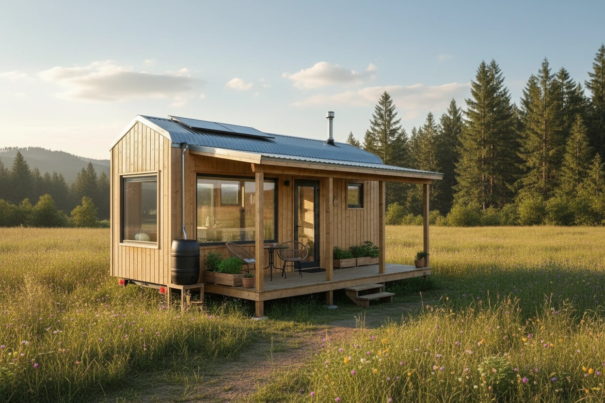 Professional image illustrating Eco-Friendly Tiny Home Design Ideas