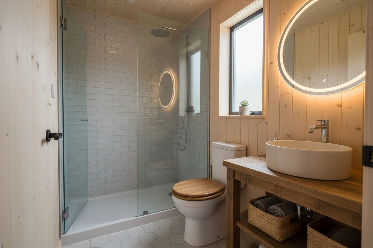 Professional image illustrating Understanding Tiny House Bathroom Design