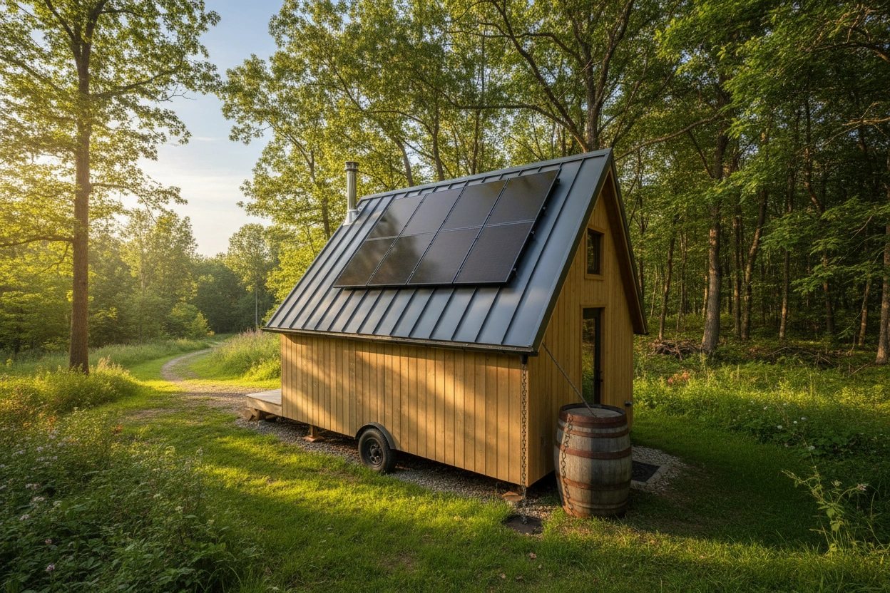 Professional image illustrating Understanding Tiny House Roofing
