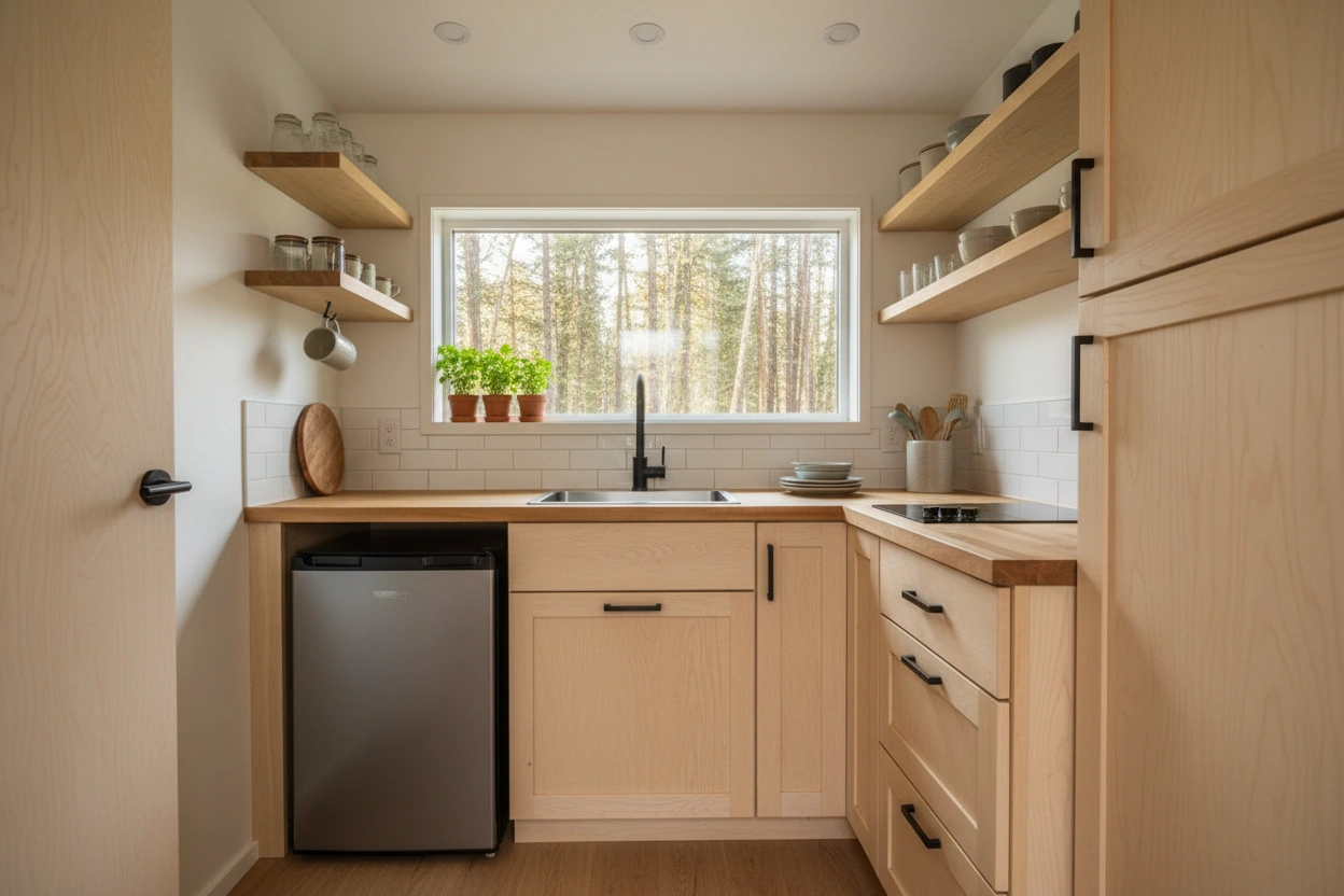 Professional image illustrating Understanding Tiny House Kitchen Design