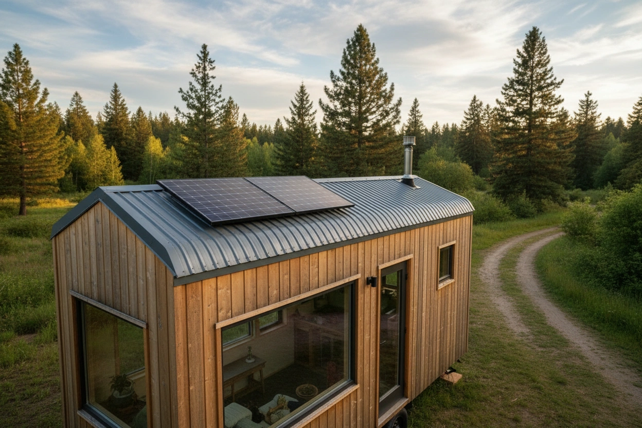Professional image illustrating Understanding Tiny House Roofing