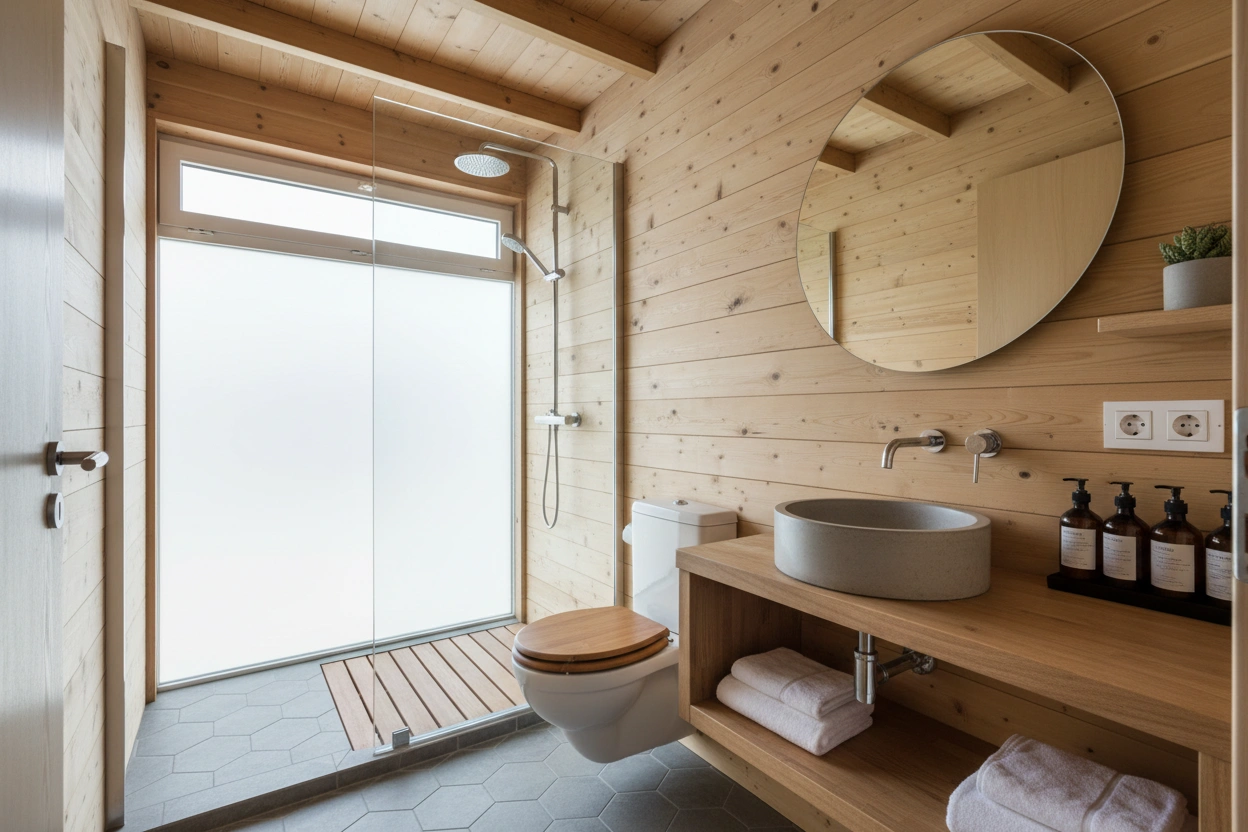 Compact Bathroom Solutions: Designing a Minimalist Tiny House Bathroom