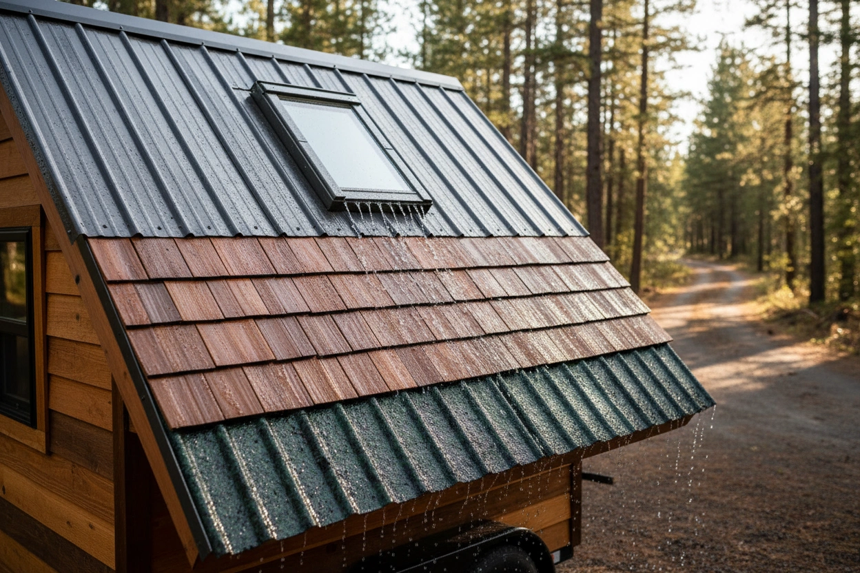 Professional image illustrating Understanding Tiny House Roofing Options