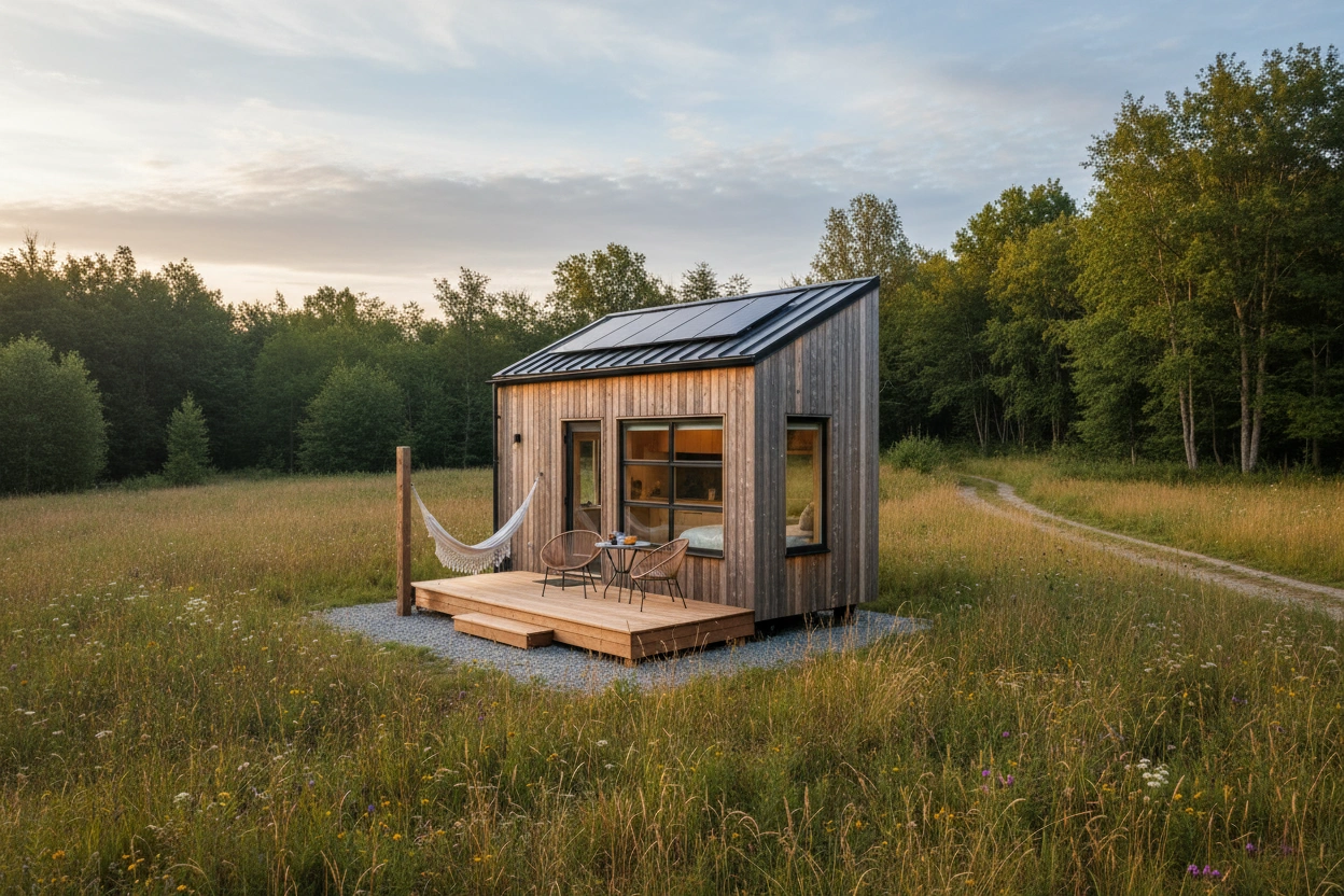 Professional image illustrating Common Misconceptions About Tiny House Living
