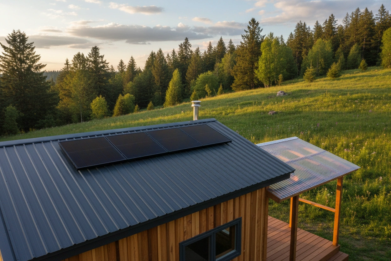 Professional image illustrating Understanding Tiny House Roofing