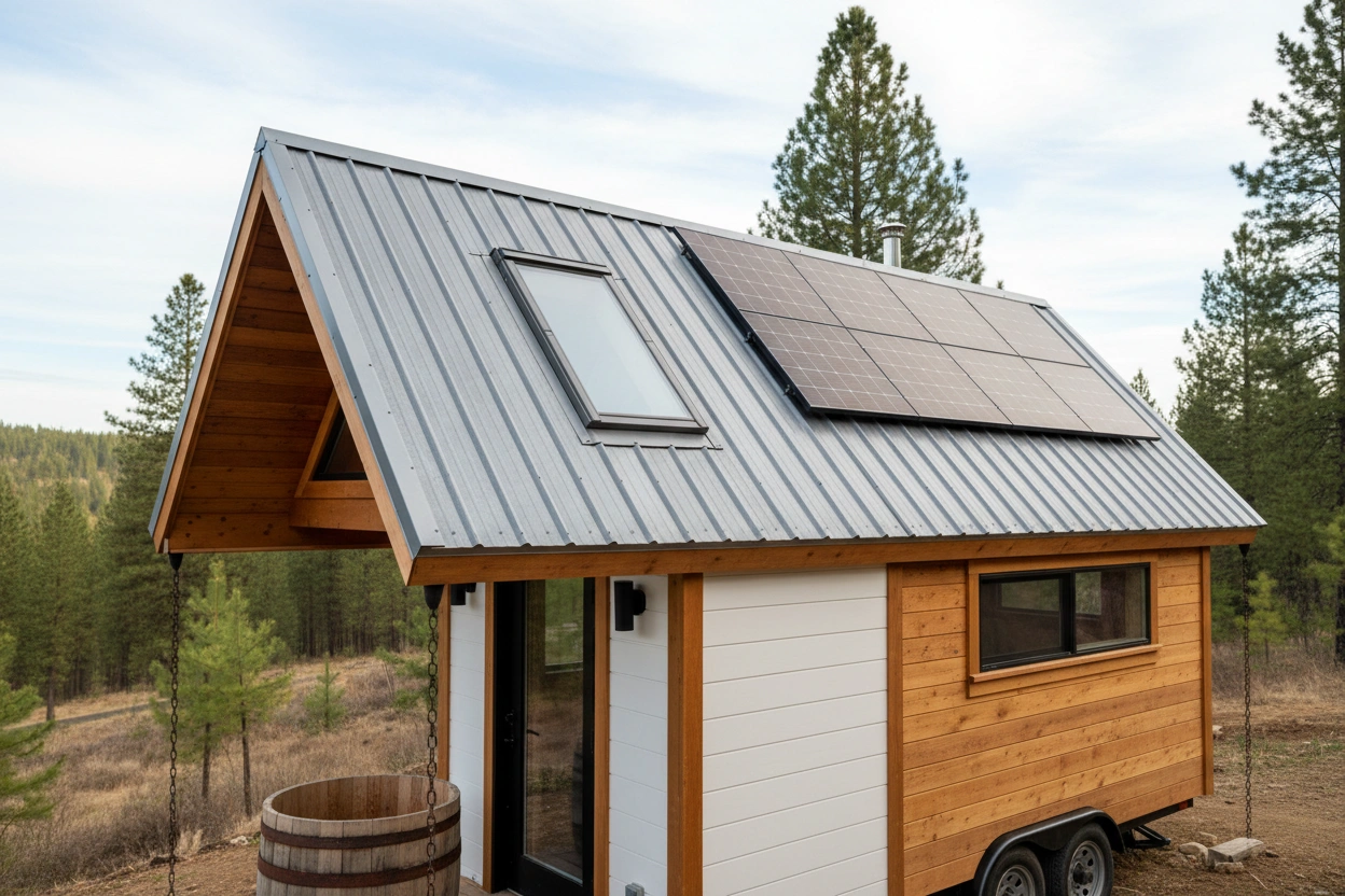 Professional image illustrating Understanding Tiny House Roofing