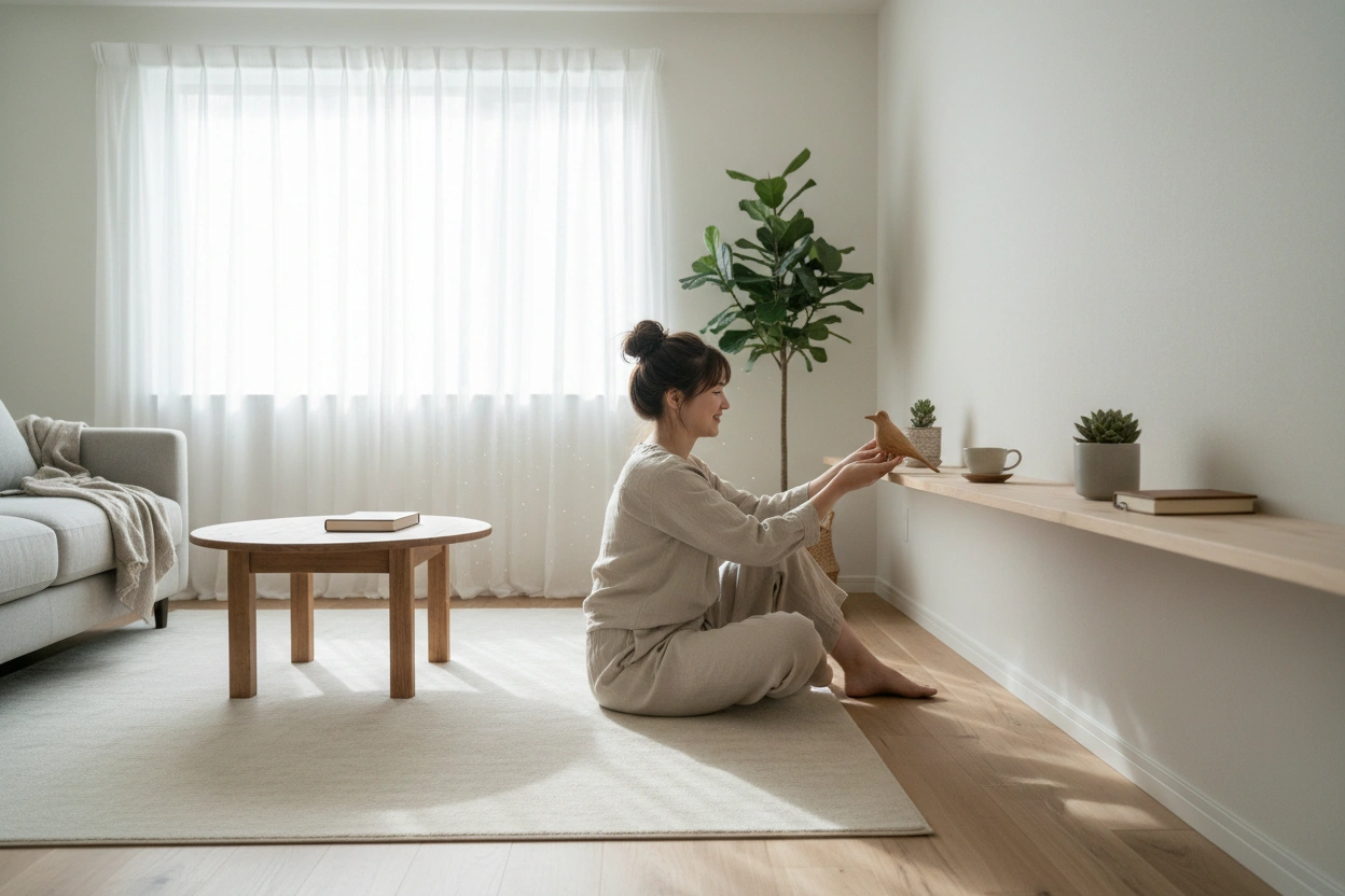 Professional image illustrating Top 10 Decluttering Tips for a Simpler Home