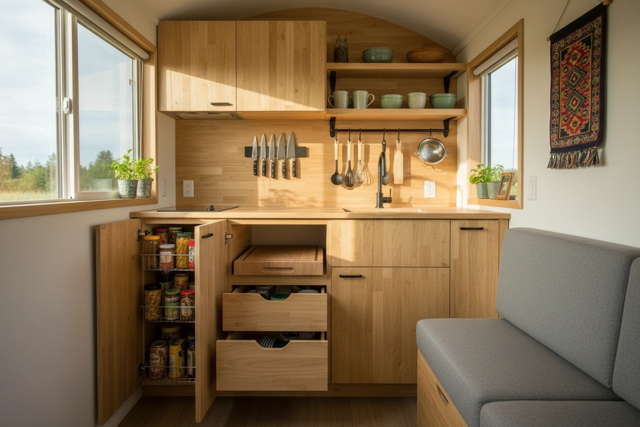 Professional image illustrating Creative Storage Solutions