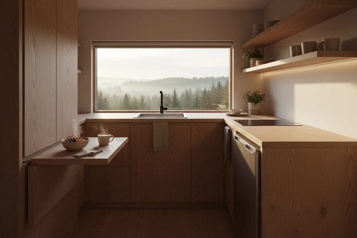 Professional image illustrating Understanding the Tiny House Kitchen