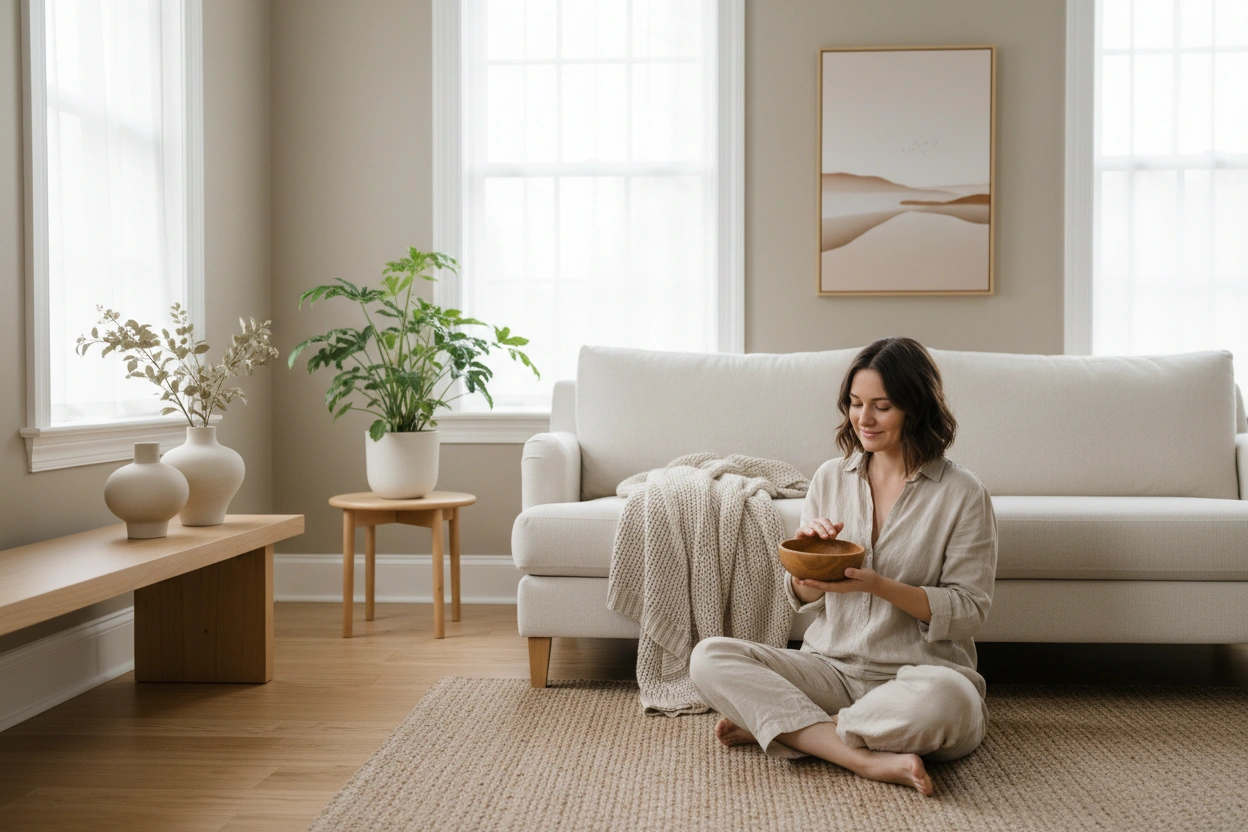 Professional image illustrating Top 10 Decluttering Tips for a Simpler Home