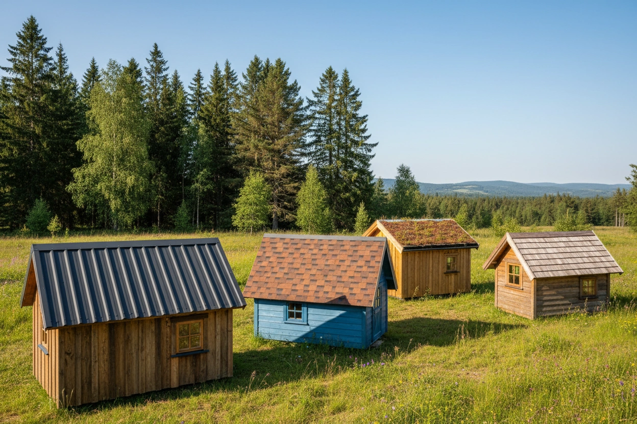 Professional image illustrating Top Roofing Materials for Tiny Houses: Pros and Cons