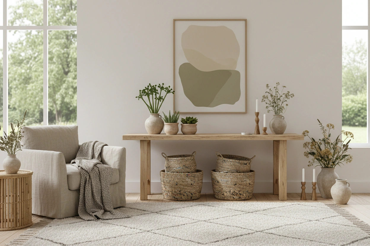 Professional image illustrating Designing Affordable Decor for Simple Living