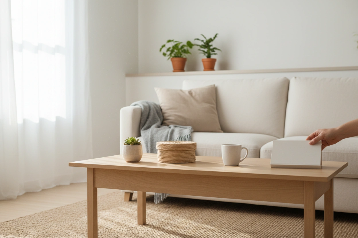 Professional image illustrating Top 10 Decluttering Tips for a Simpler Home
