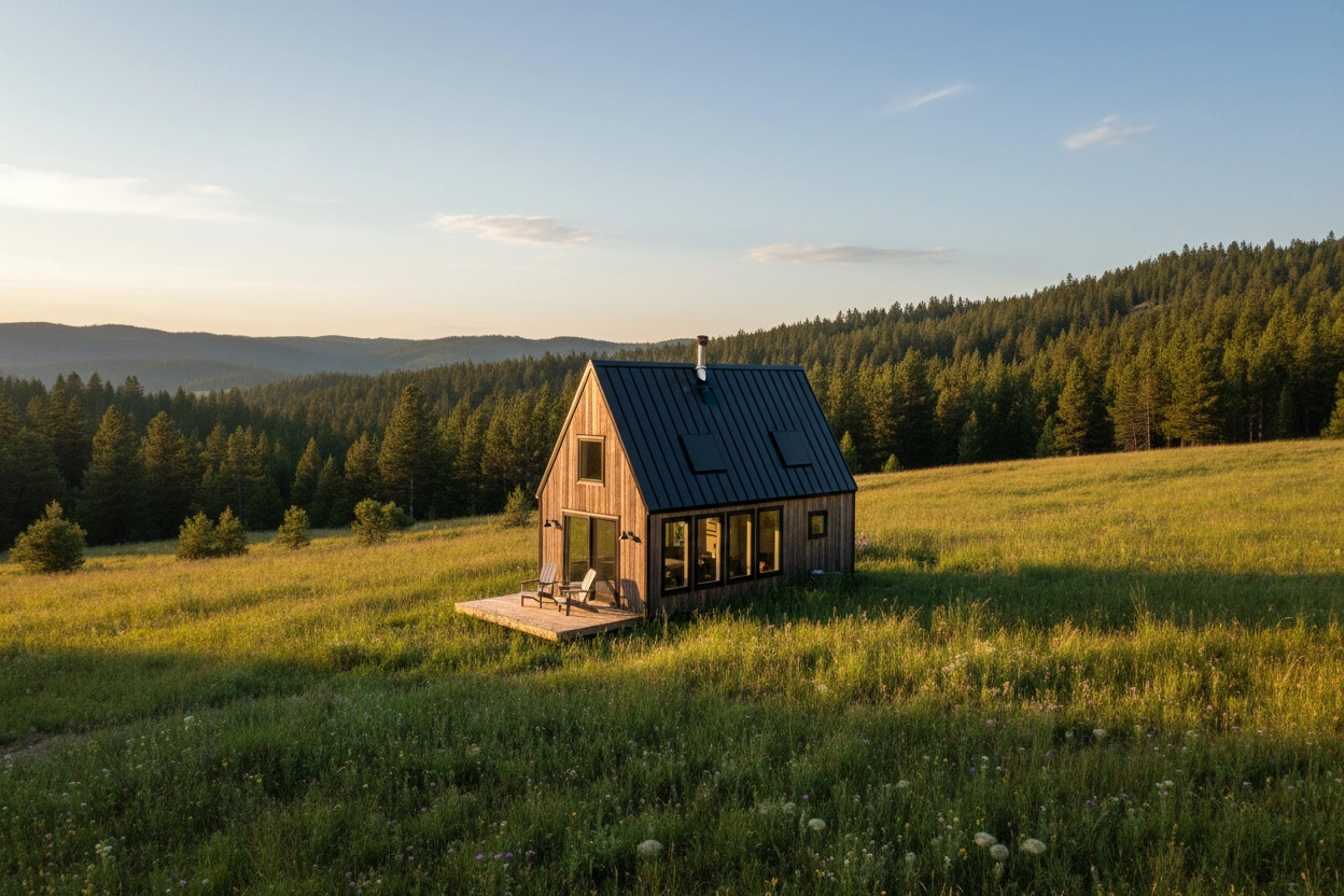 Professional image illustrating Top 5 Roofing Types for Tiny Homes