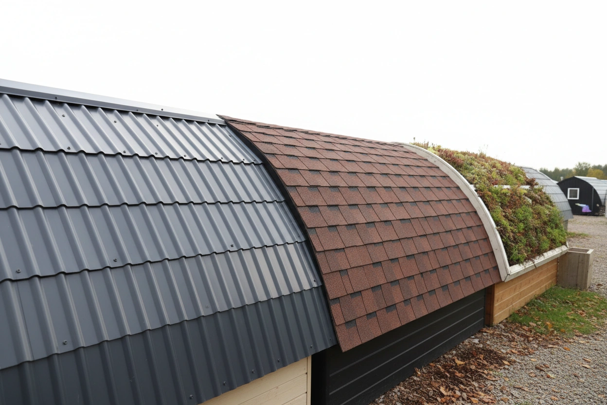 Professional image illustrating Top Roofing Materials for Tiny Houses: Pros and Cons