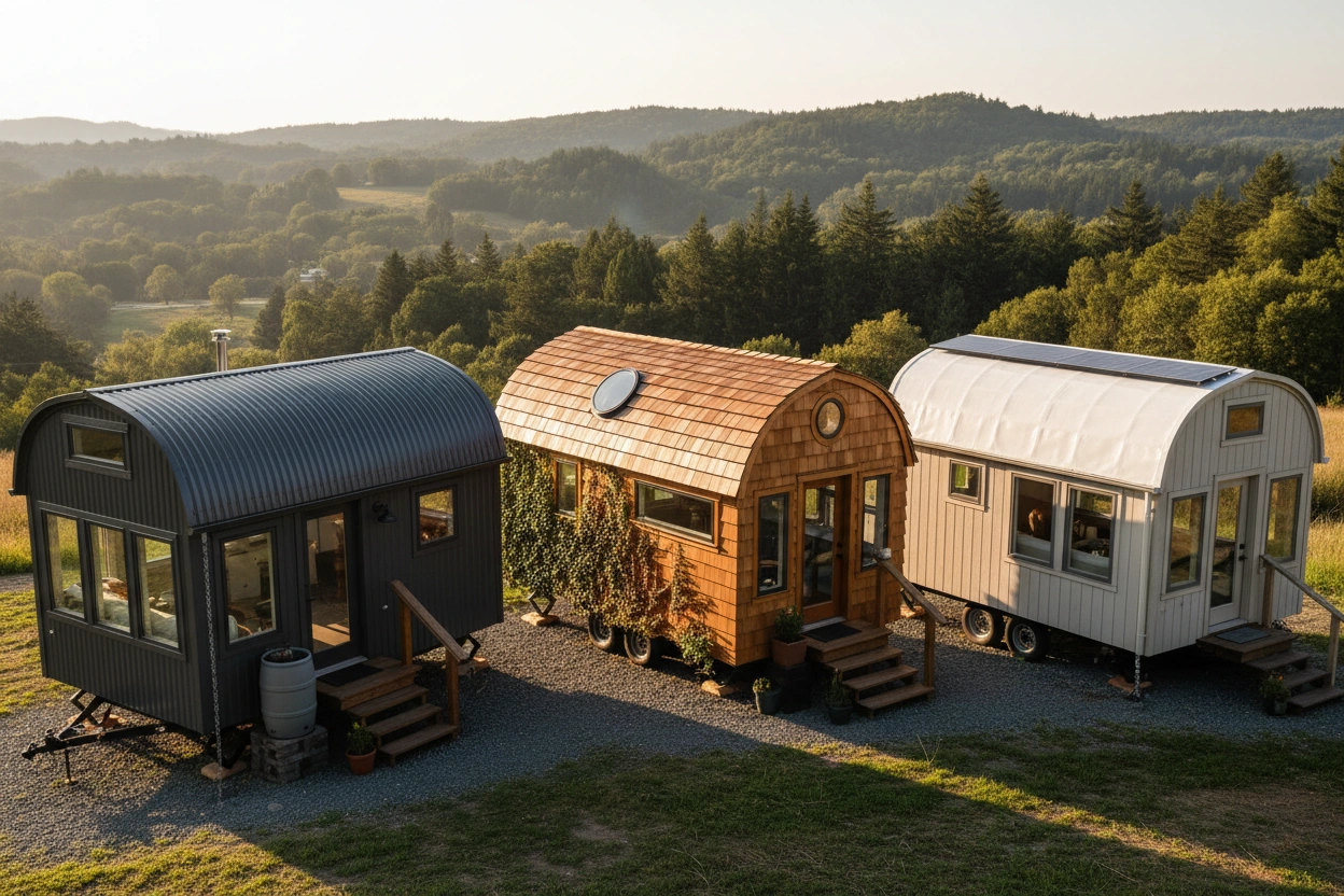 Professional image illustrating Top Roofing Materials for Tiny Houses: Pros and Cons