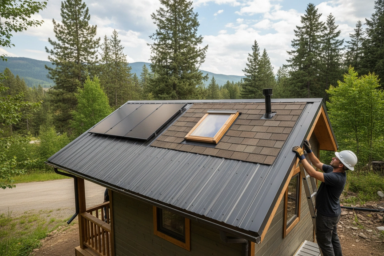 Professional image illustrating Understanding Tiny House Roofing