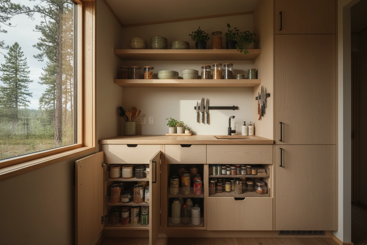 Maximize Storage: Clever Organization Ideas for Your Tiny House Kitchen