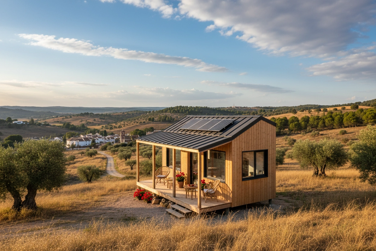 Professional image illustrating Understanding the Tiny House Movement in Spain
