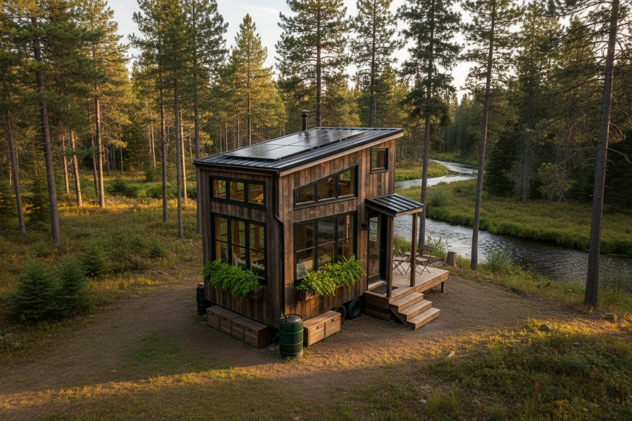 Professional image illustrating Practical Considerations for Tiny House Design