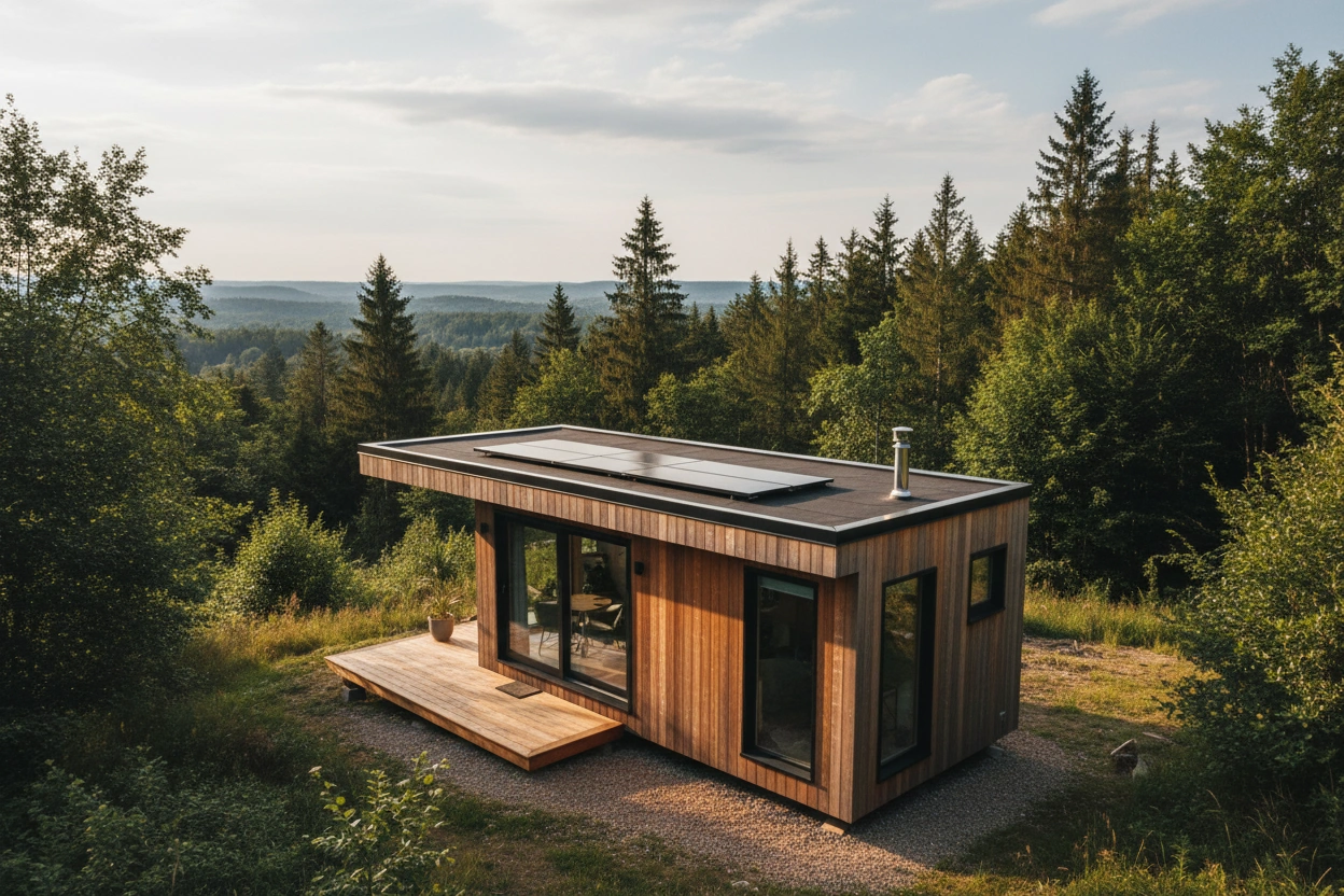 Professional image illustrating 3. Flat Roof