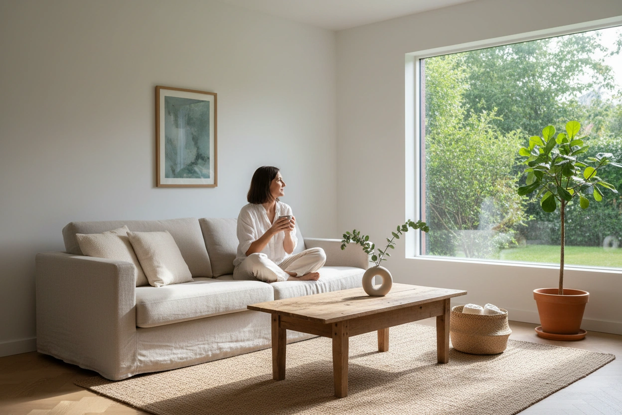 Professional image illustrating Top 10 Decluttering Tips for a Simpler Home