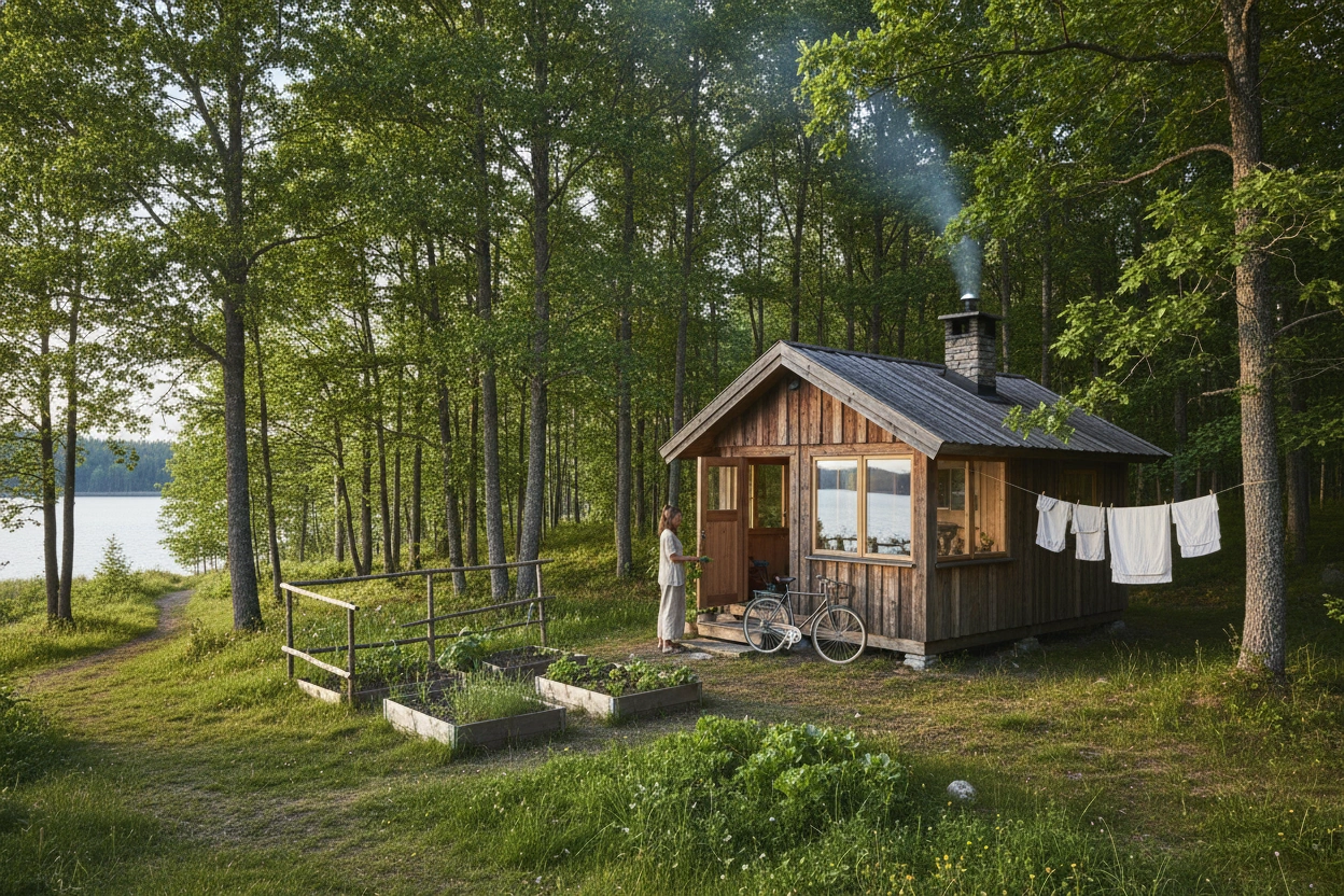 Professional image illustrating The Intersection of Simple Living and Tiny Homes