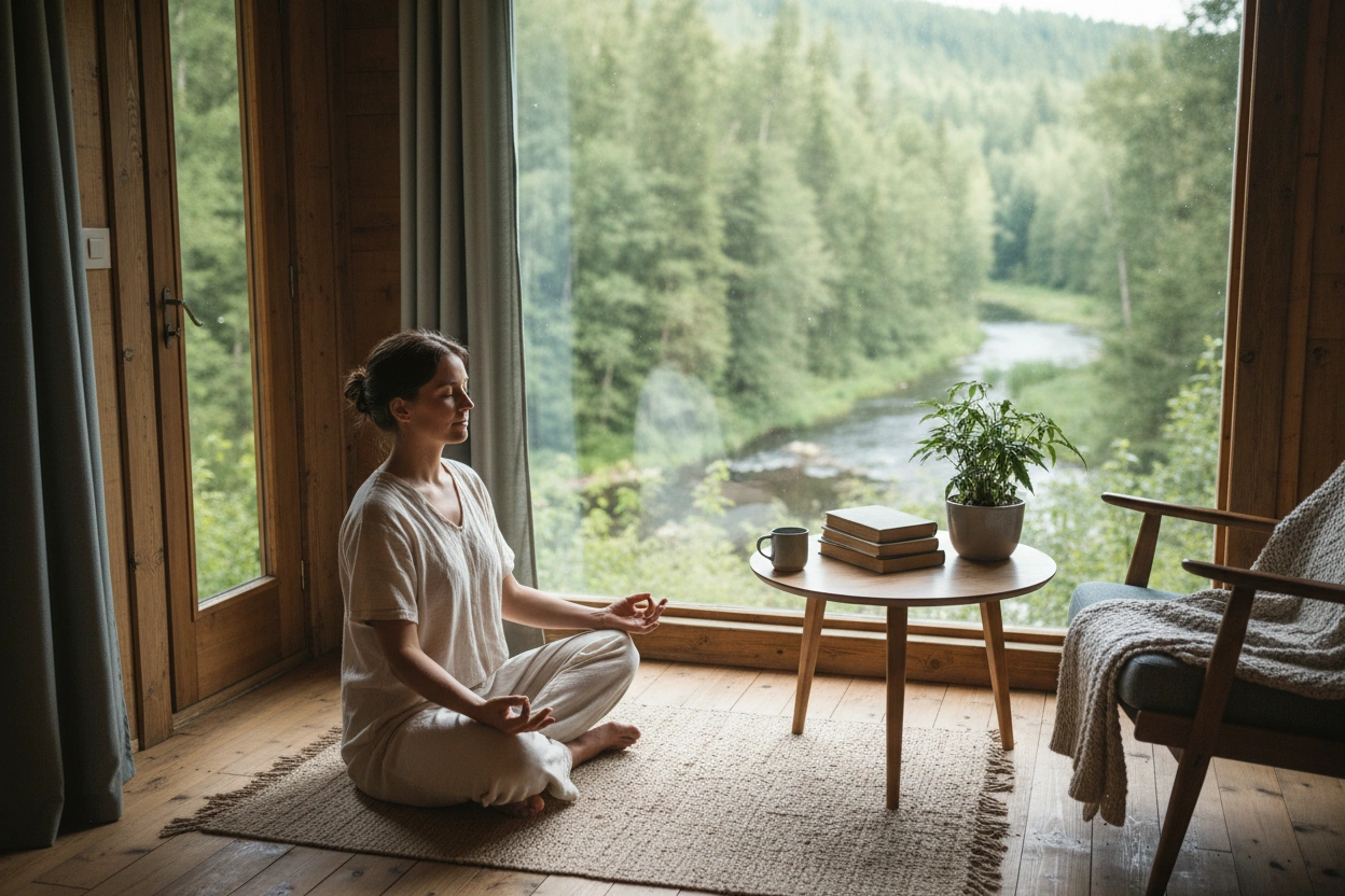Professional image illustrating Sustainable Living and Simple Living