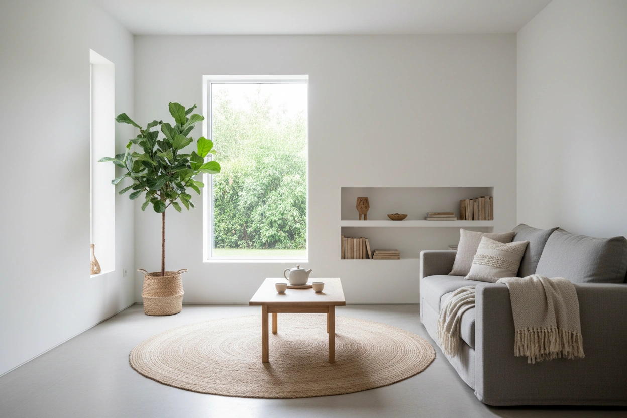 Professional image illustrating Top 10 Decluttering Tips for a Simpler Home