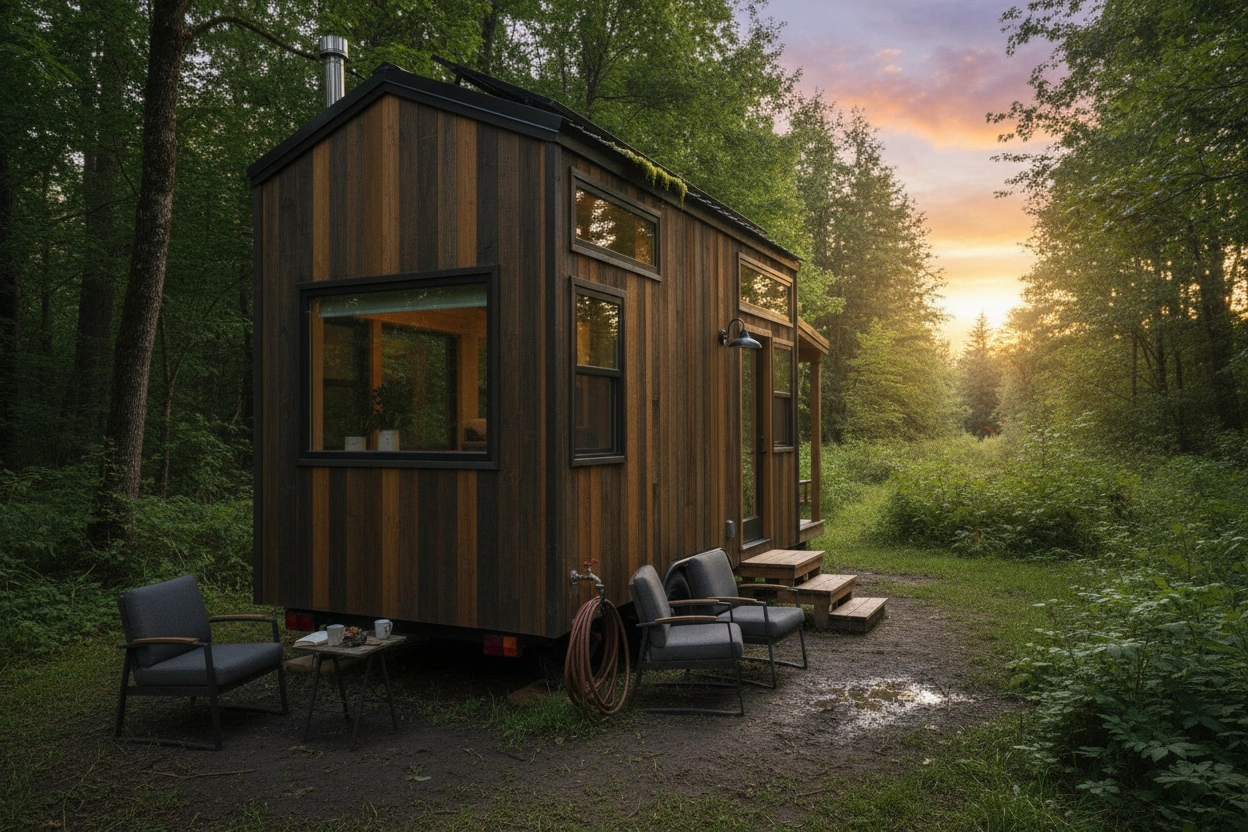 Professional image illustrating Common Mistakes to Avoid in Tiny House Design
