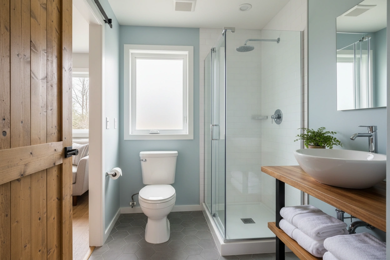 Professional image illustrating Addressing Common Misconceptions About Tiny House Bathrooms