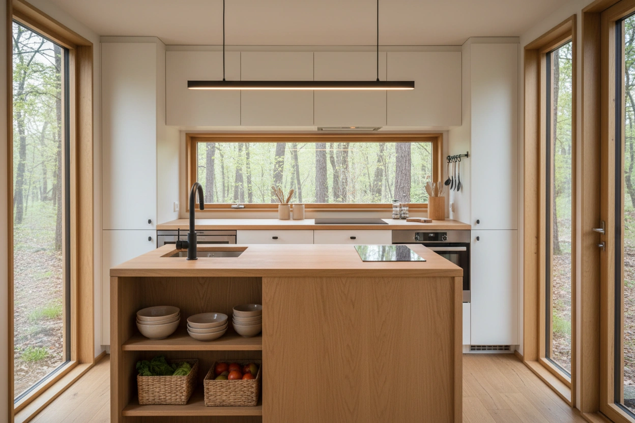 Professional image illustrating Essential Considerations for Designing a Kitchen Island