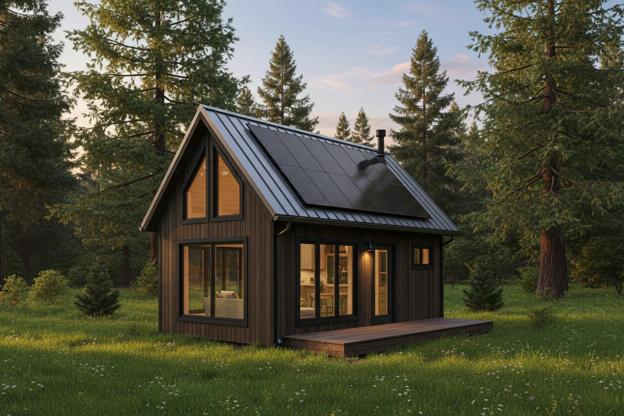 Professional image illustrating Choosing the Best Roofing Material for Your Tiny House