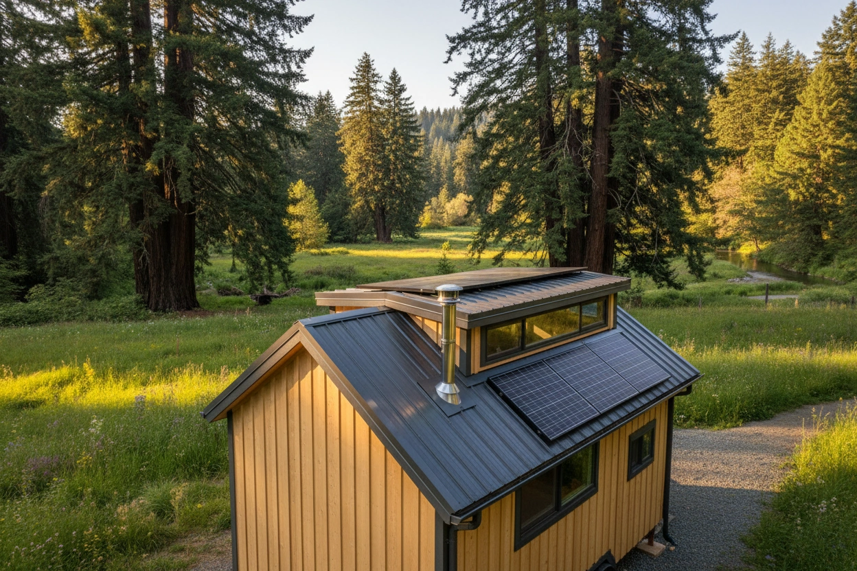 Professional image illustrating Understanding Tiny House Roofing