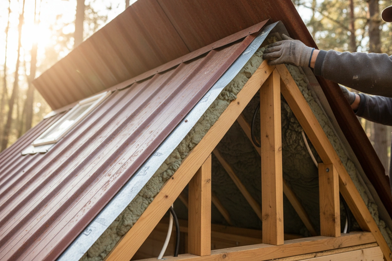 Professional image illustrating Understanding Tiny House Roofing Insulation