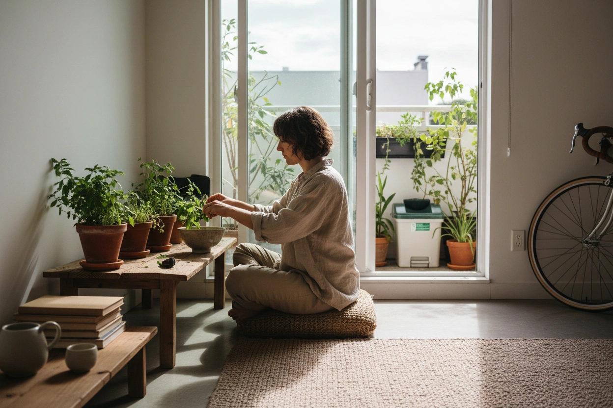 Professional image illustrating Understanding Sustainable Living